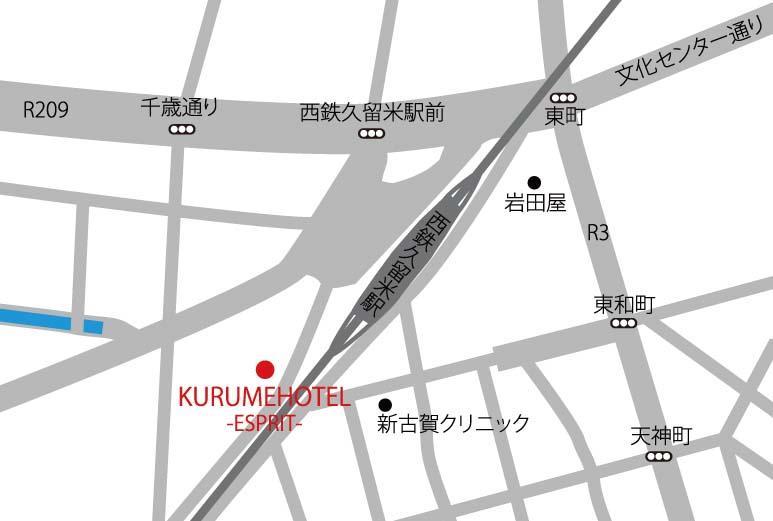 Kurume Hotel Esprit Экстерьер фото